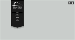 Desktop Screenshot of prohaus.de