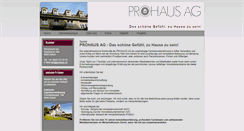 Desktop Screenshot of prohaus.ch